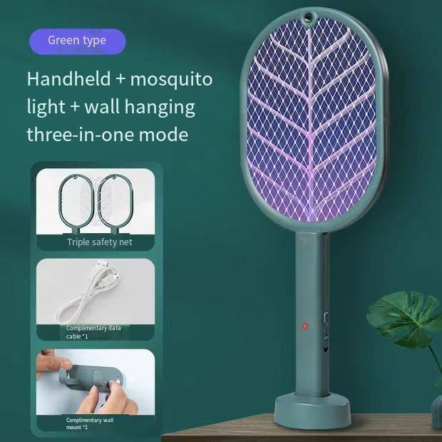 Mosquito Swatter Fly Racket Files Killer Trap Rechargeable Fly Killer Bat Electric Mosquito Swatter