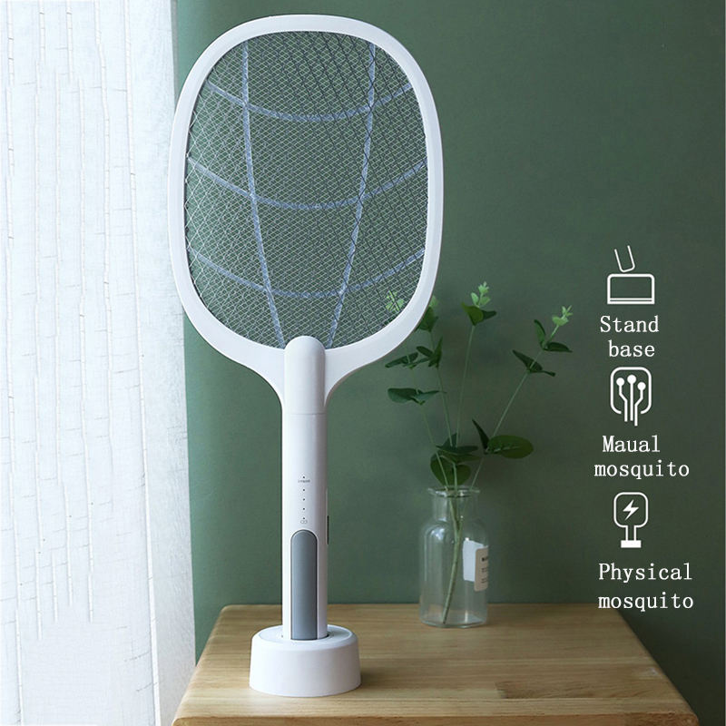 New Style Multifunctional Electric Mosquito Swatter Racket, Mosquito Control Racket, Kill Mosquitoes Racket
