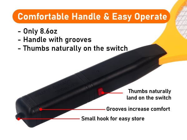 2 In 1 Electric Mosquito Killer With UV Light LED Lamp Summer Mosquito Trap Racket Anti Insect Bug Zapper(Cell Operated)